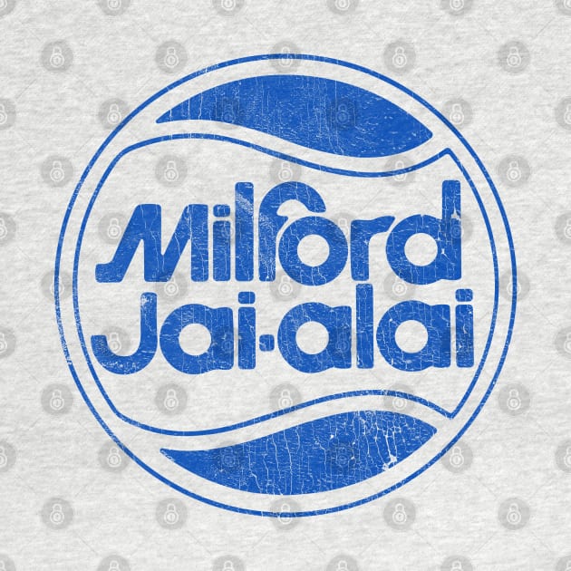 Milford Jai-Alai -- Retro 1970s Aesthetic by DrumRollDesigns